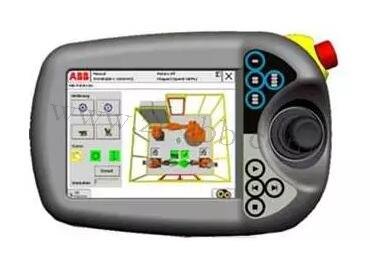 ABB機器人示教盒維修按鈕功能